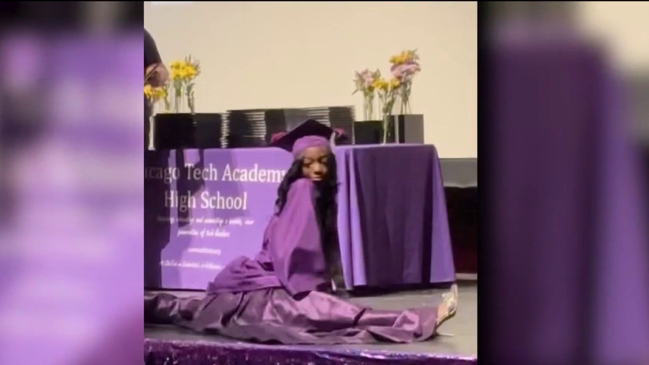 Chicago graduate says diploma was withheld after viral graduation split