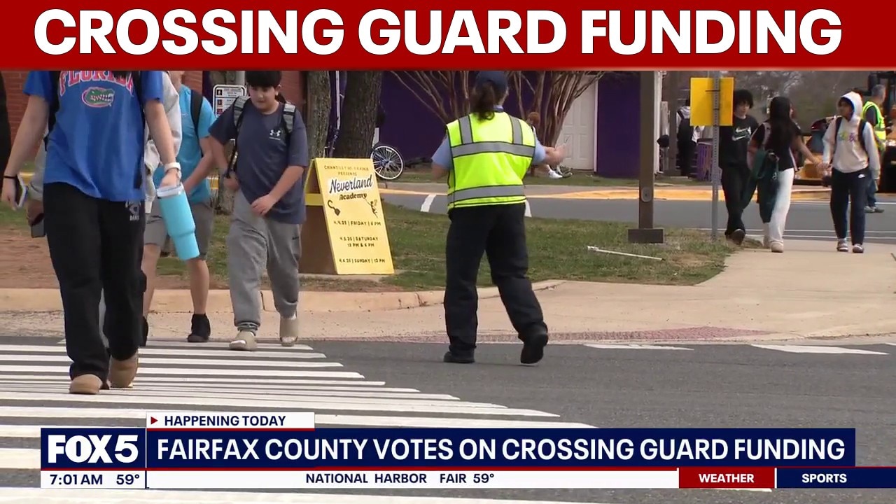 Fairfax County votes on crossing guard funding