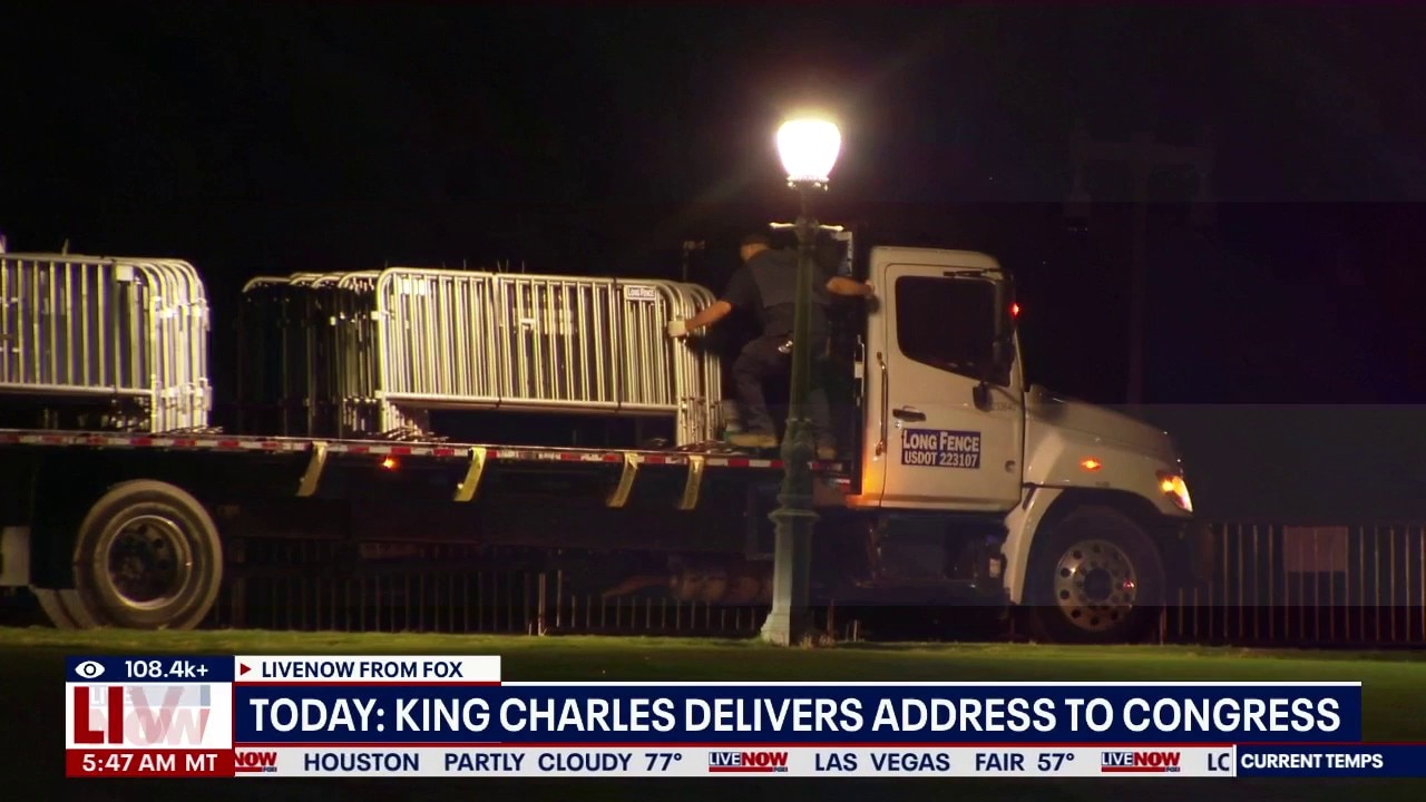 SECURITY IS HIGH AHEAD OF KING CHARLES' ADDRESS TO CONGRESS