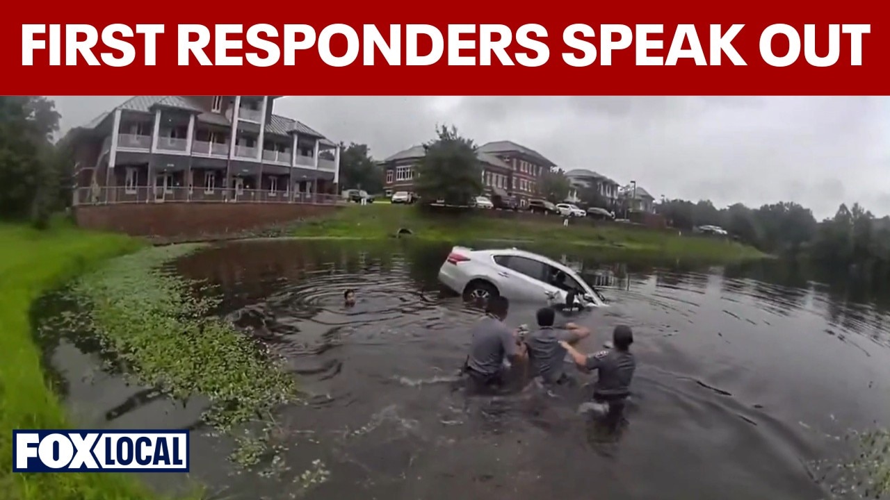 Fairfax Co. first responders speak out after forming human chain to save driver