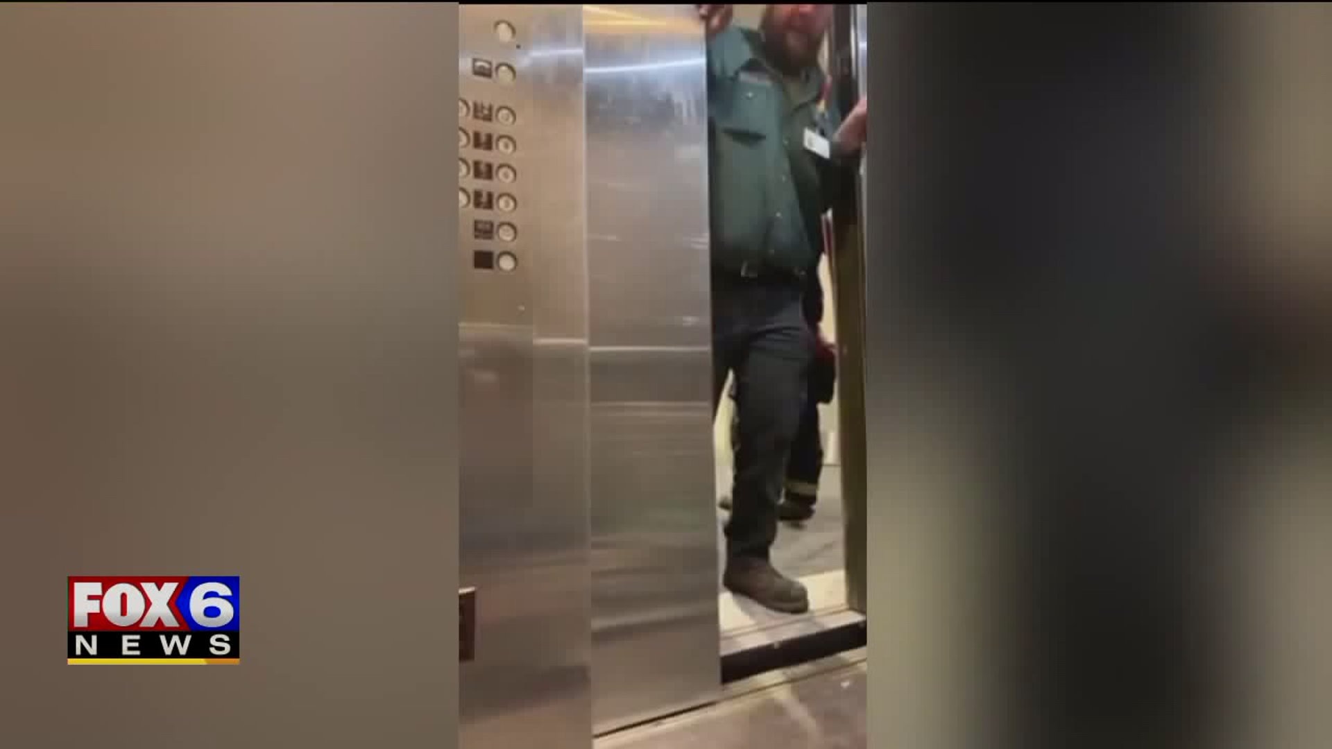 County supervisor stuck on elevator