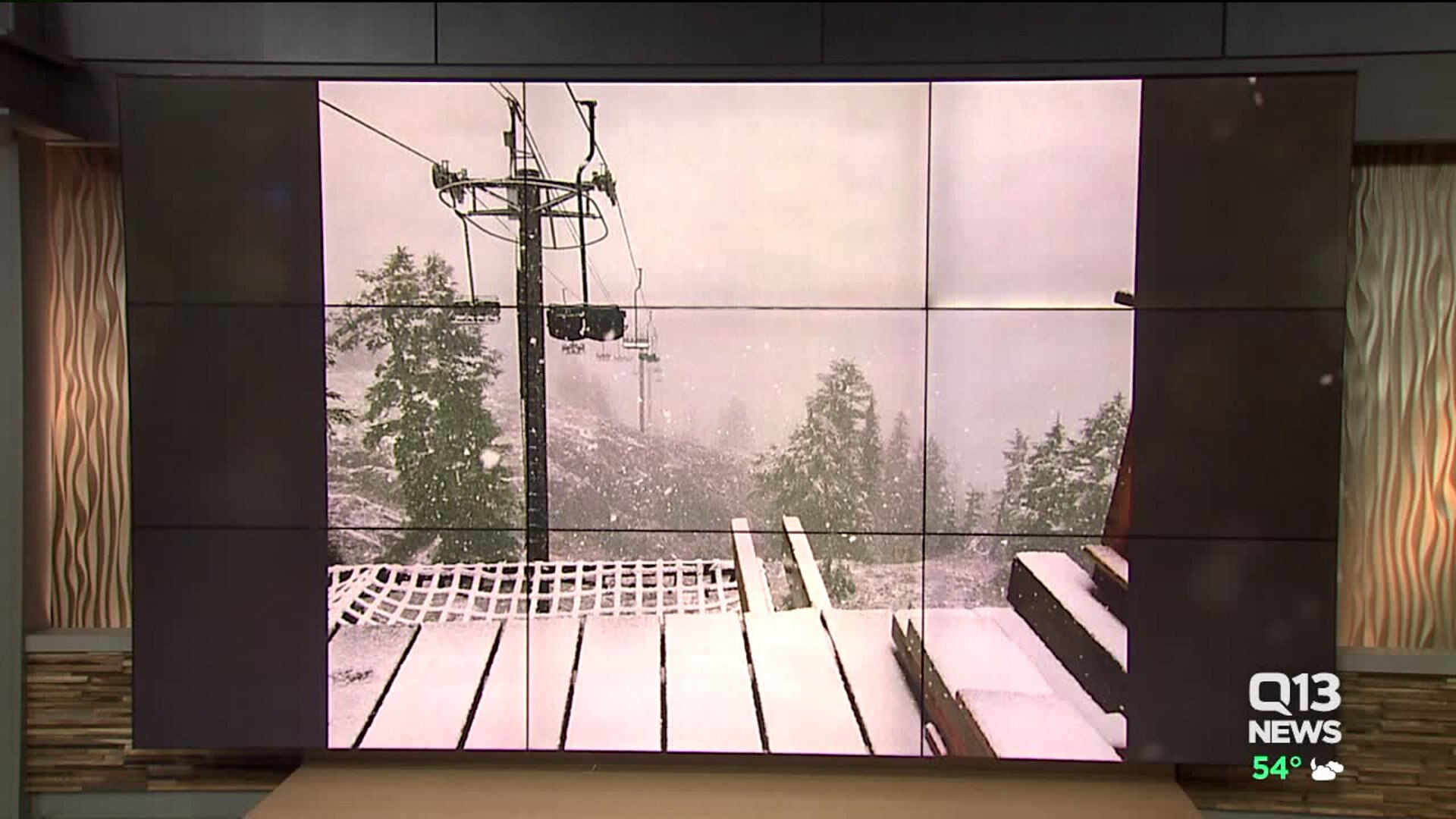Rain, thunderstorms, even snow in the mountains