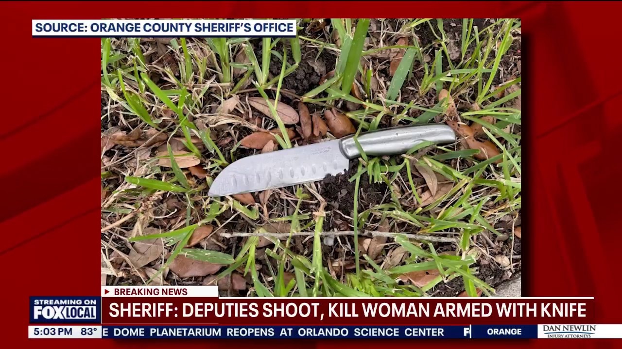 Woman armed with knife shot, killed by deputies, sheriff says