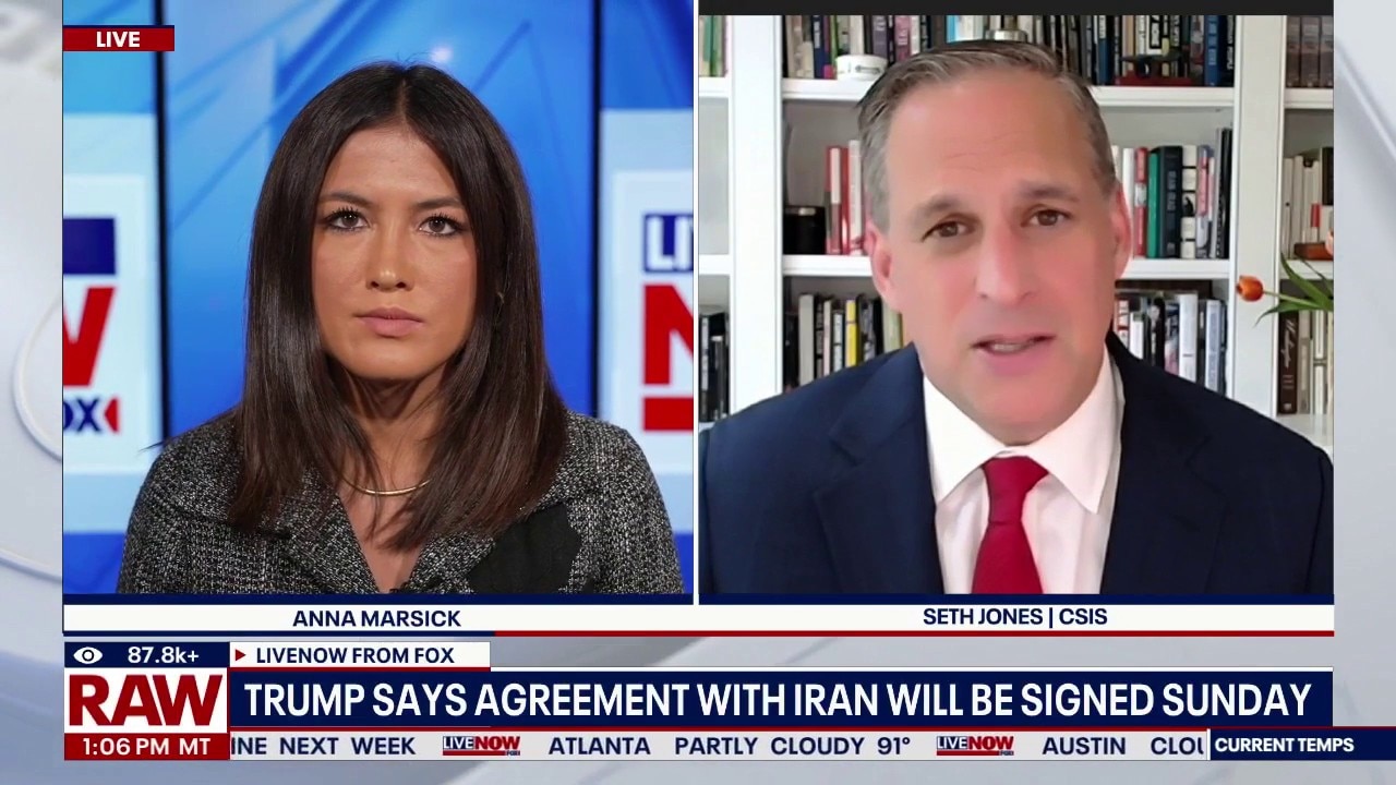 Trump says agreement with Iran will be signed Sunday