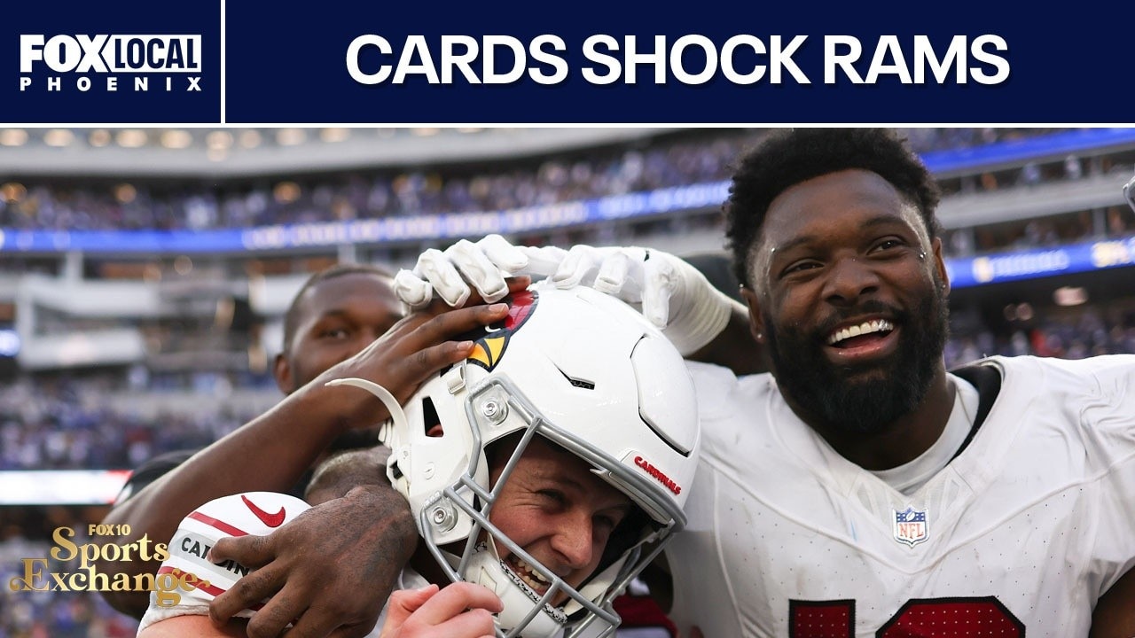 Cardinals upset Rams; Suns countdown | FOX 10 Sports Exchange