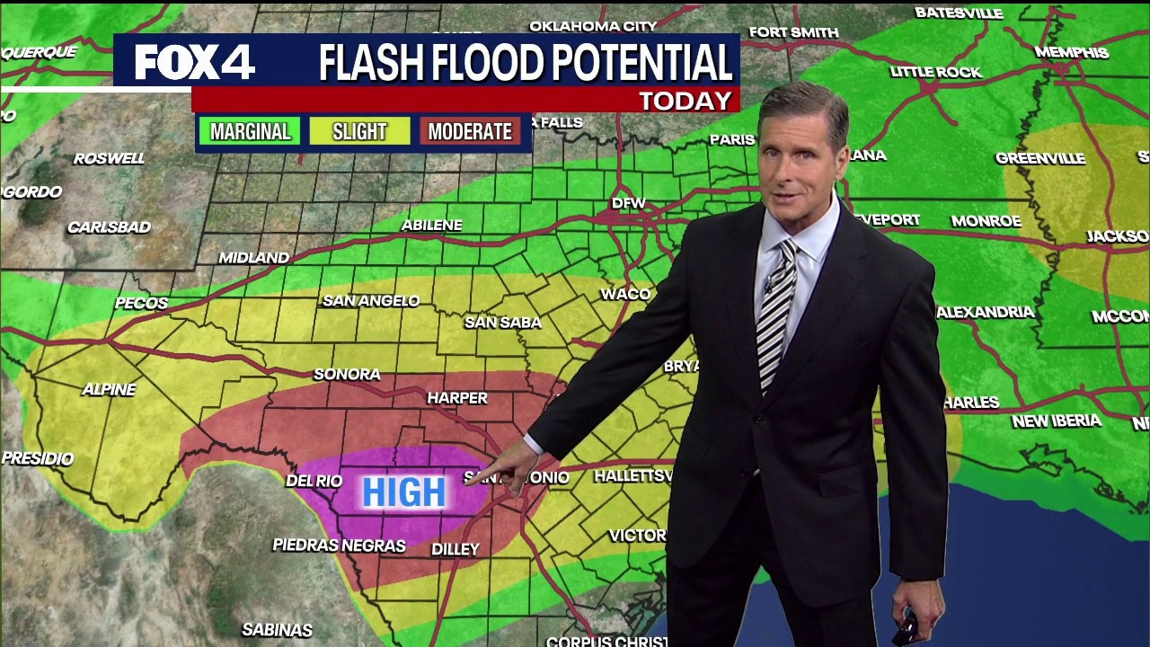 Dallas weather: July 14 evening forecast
