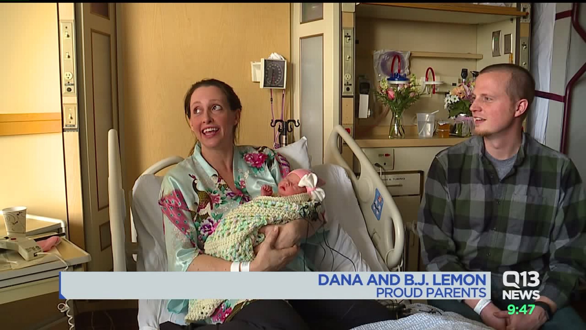 Swedish Hospital`s first baby born in 2018