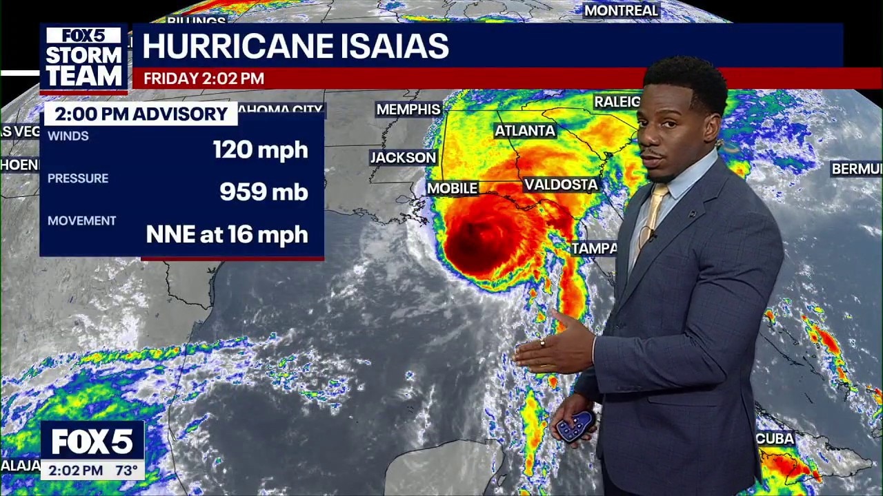 Category 3 Isaias threatens Pensacola with surge