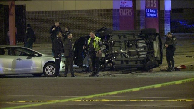 4 people hurt in 5-car accident after teen inside stolen car drives through red light