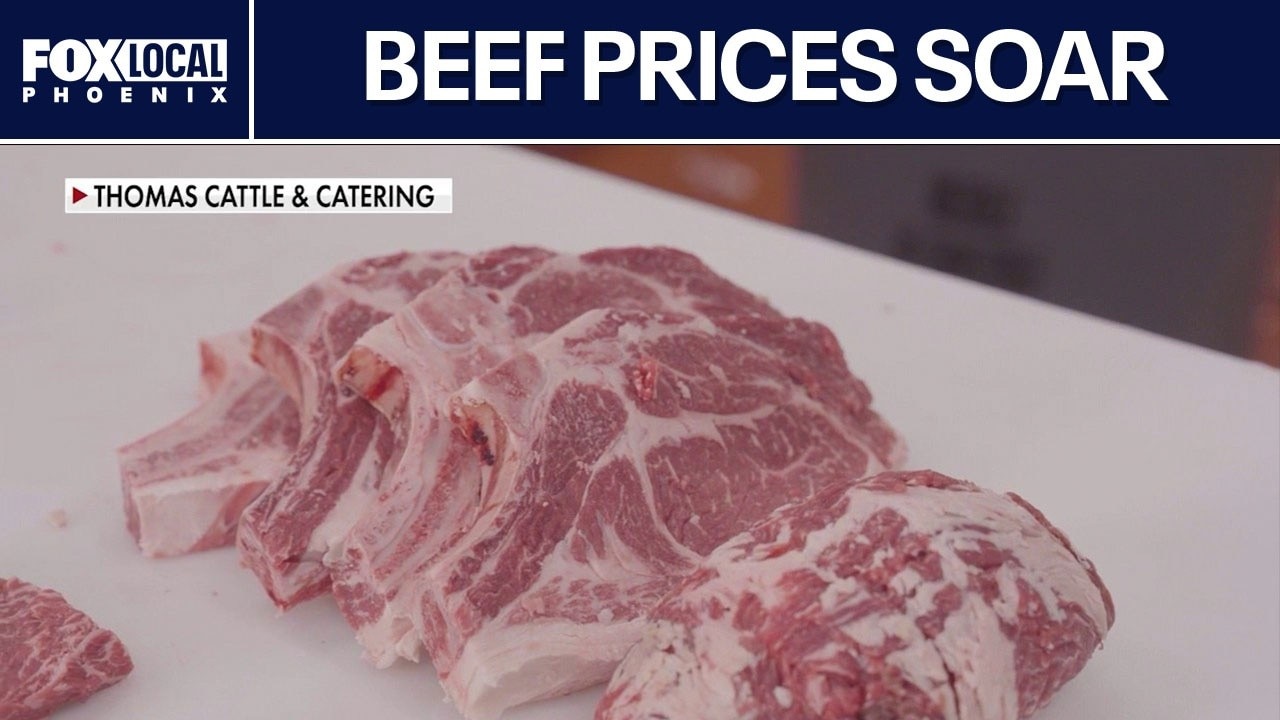 Ground beef prices surge as U.S. cattle herd drops