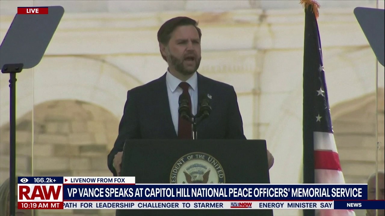 VP Vance at National Peace Officers' Memorial Service