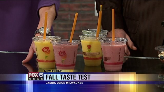 Fall taste test from Jamba Juice