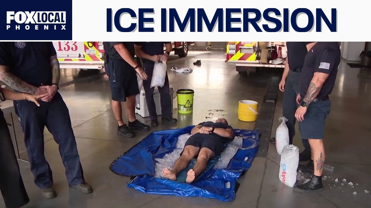 Sun City firefighters roll out cold ice immersion