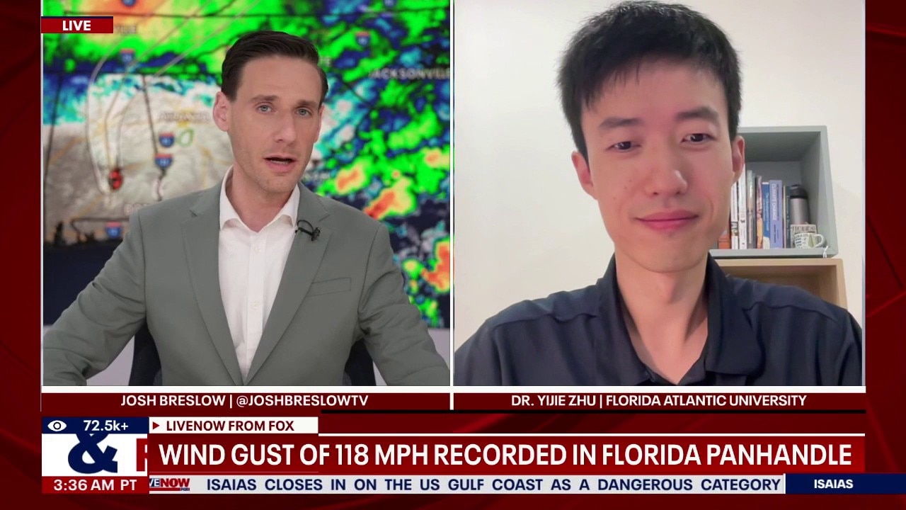 Wind gust of 118 mph reported in Florida