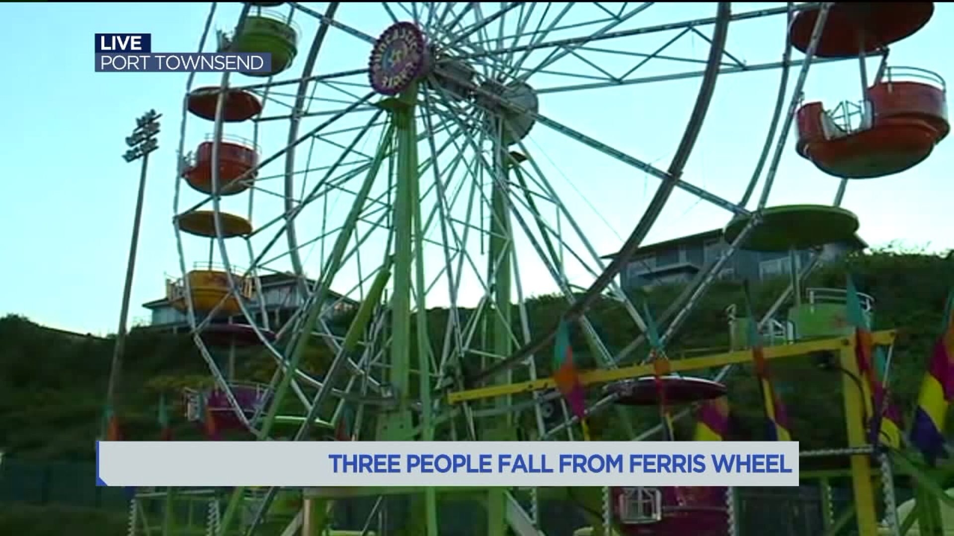 3 people injured in fall from Ferris wheel in Port Townsend