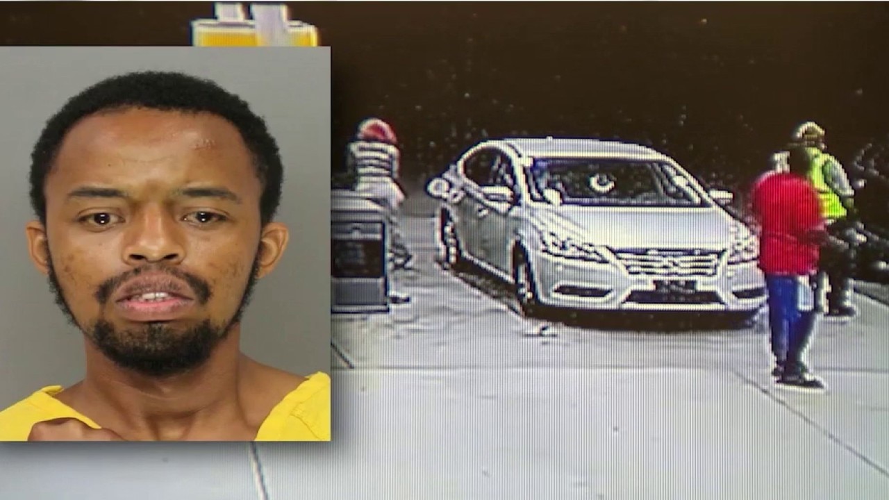 Marietta gas station video shows attempted abduction  