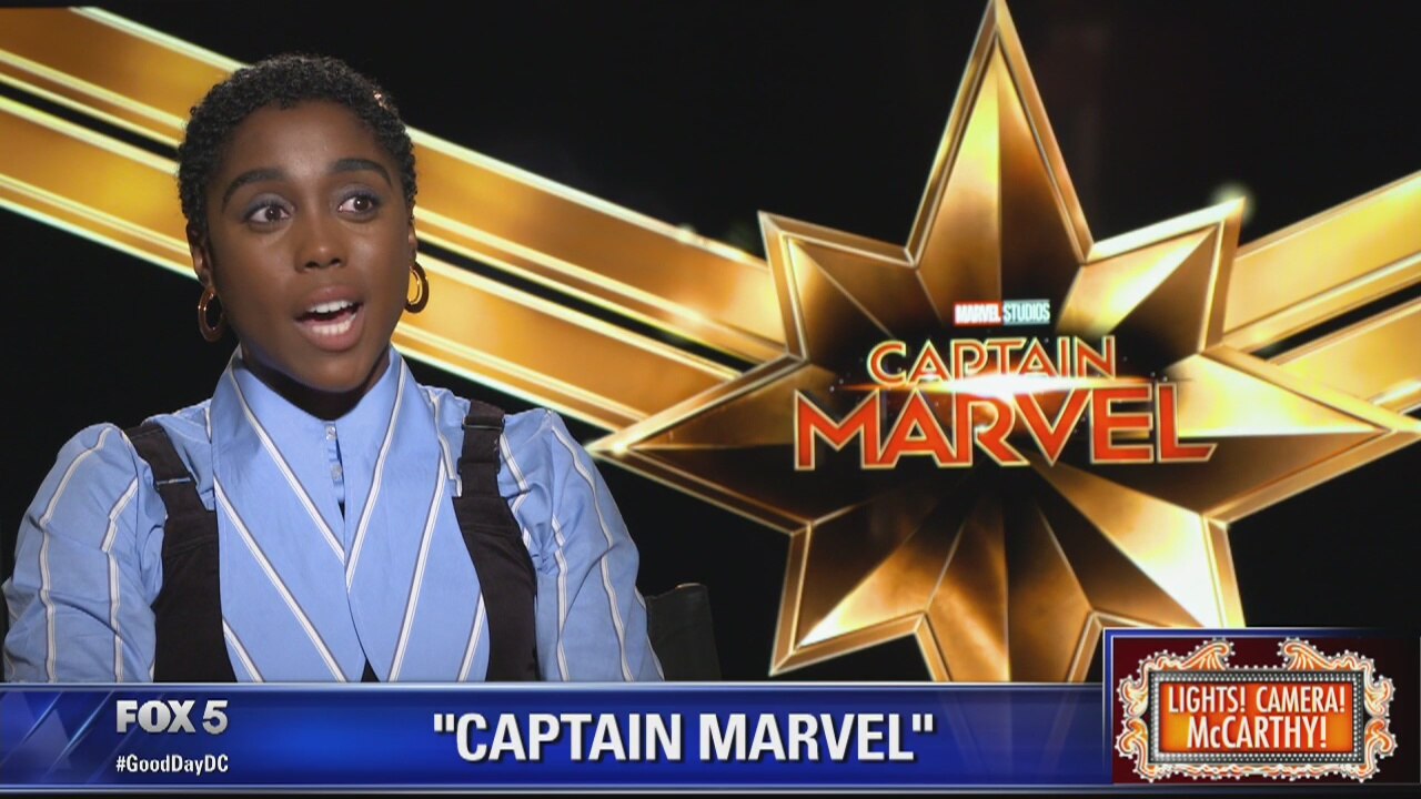 Lashana Lynch stars in 'Captain Marvel'