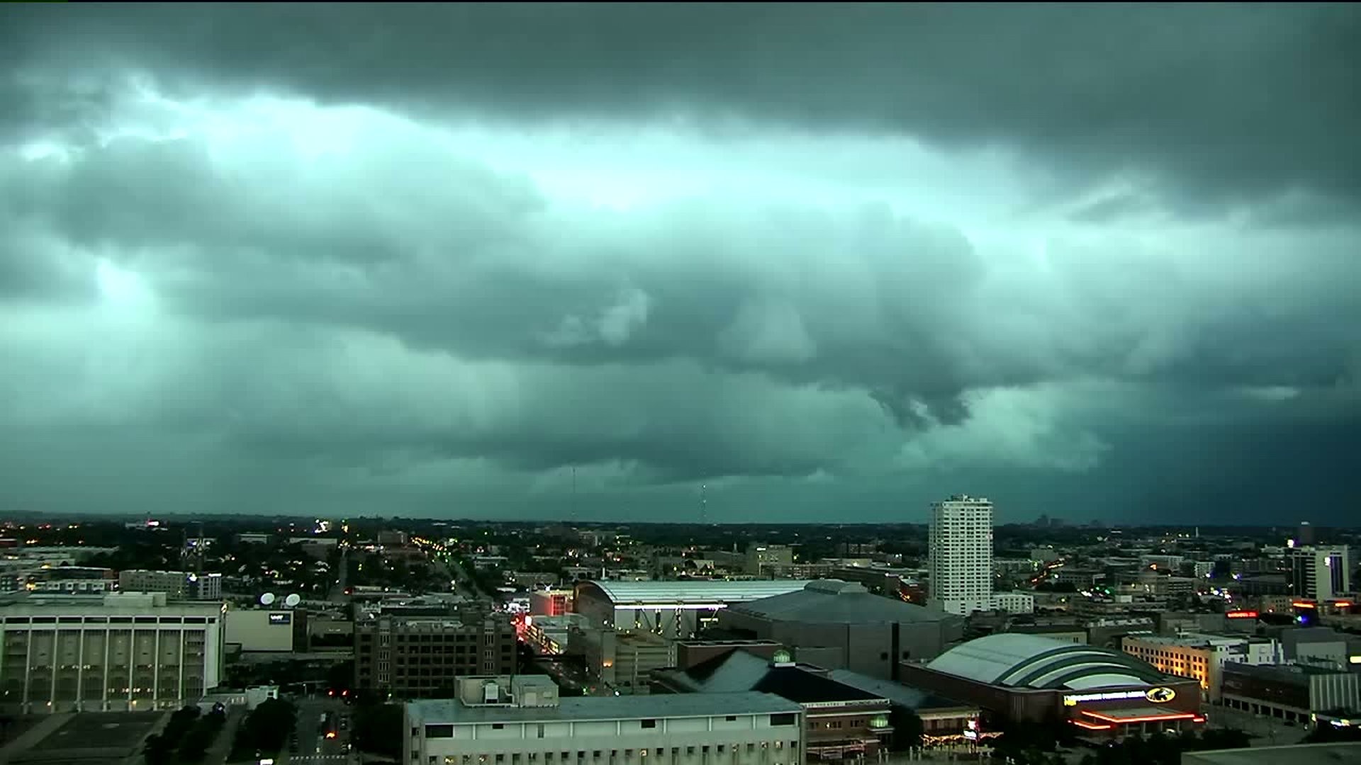 Tower camera: Sunday storms