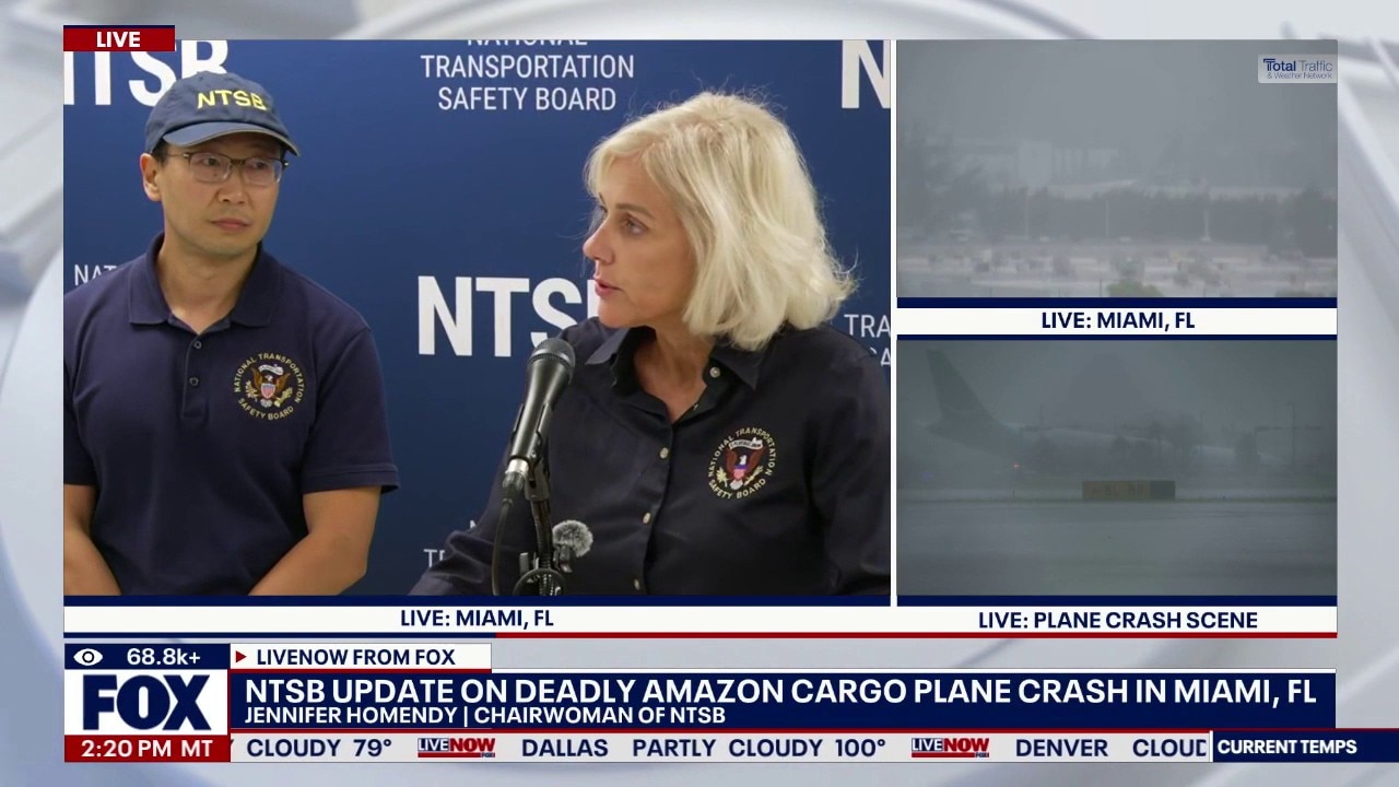 NTSB provides update on Amazon cargo plane crash