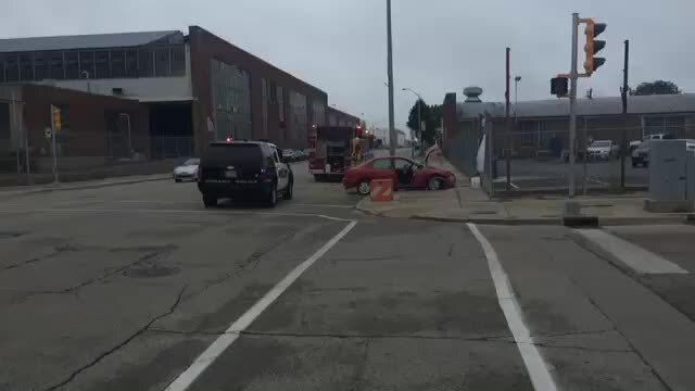 RAW VIDEO: Crews on scene of accident involving Cudahy police squad