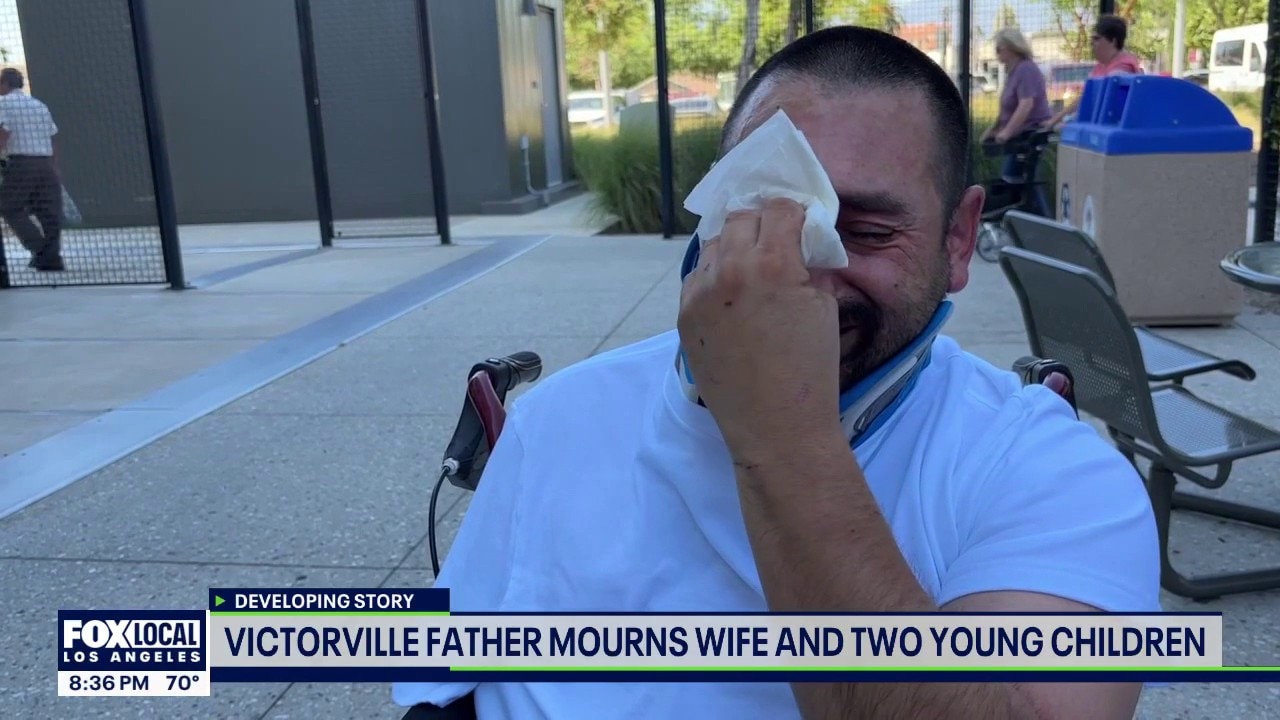 Victorville dad mourns wife, 2 children