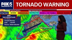 Tornado Warning issued for St. Mary's County, Maryland 