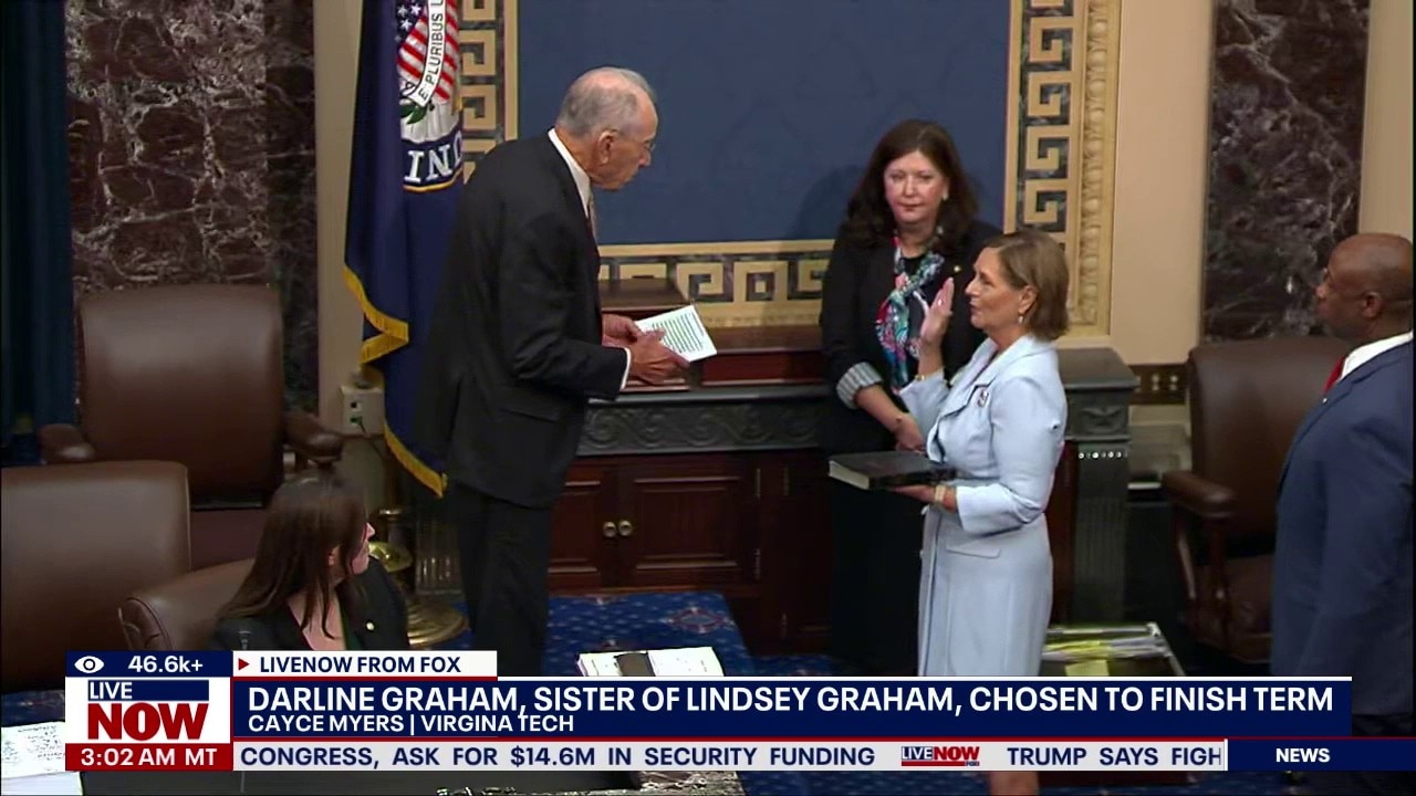 Lindsey Graham's sister sworn into Senate