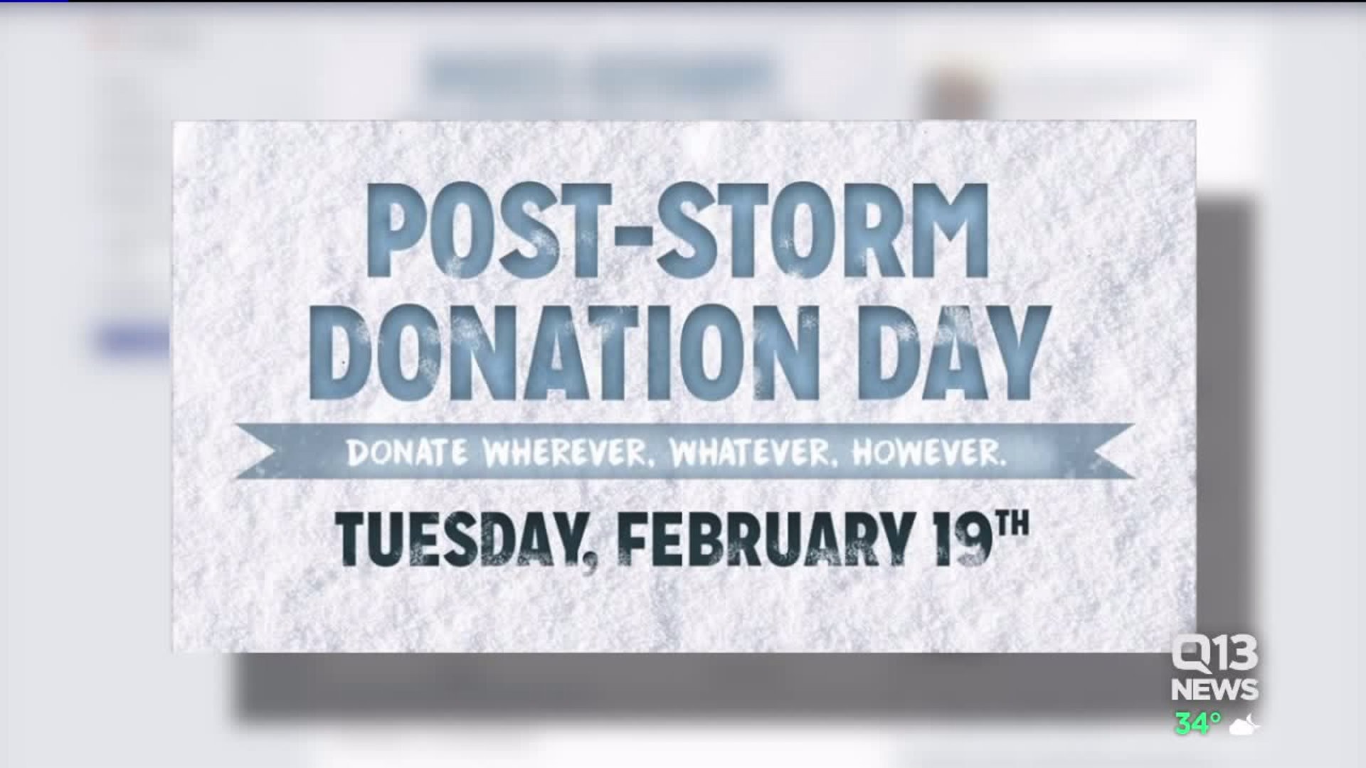 Post-Storm Donation Day