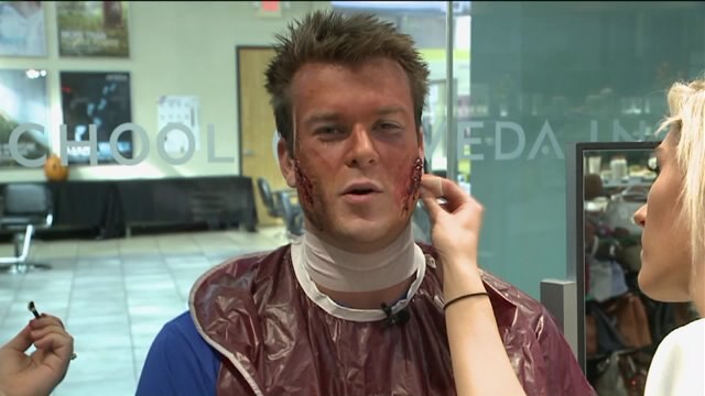 See Chip`s finished zombie look