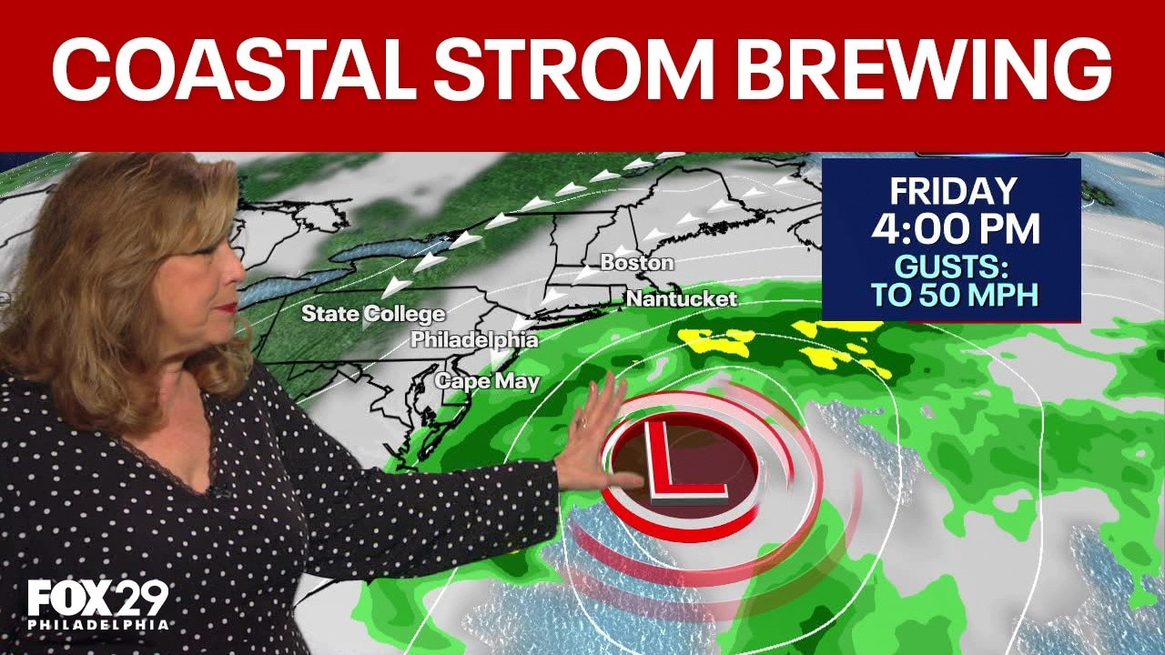 NJ, Delaware coastal storm: Brewing nor'easter to bring strong winds, flooding concerns