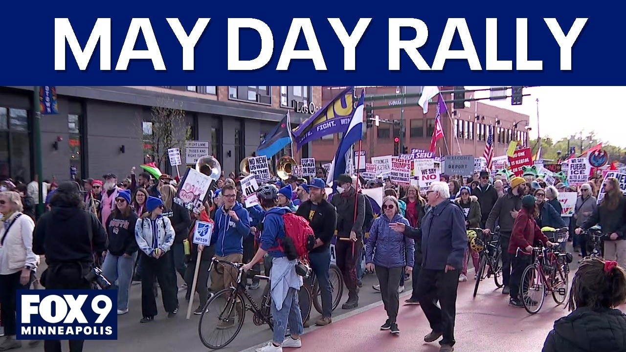 May Day rally in Minneapolis