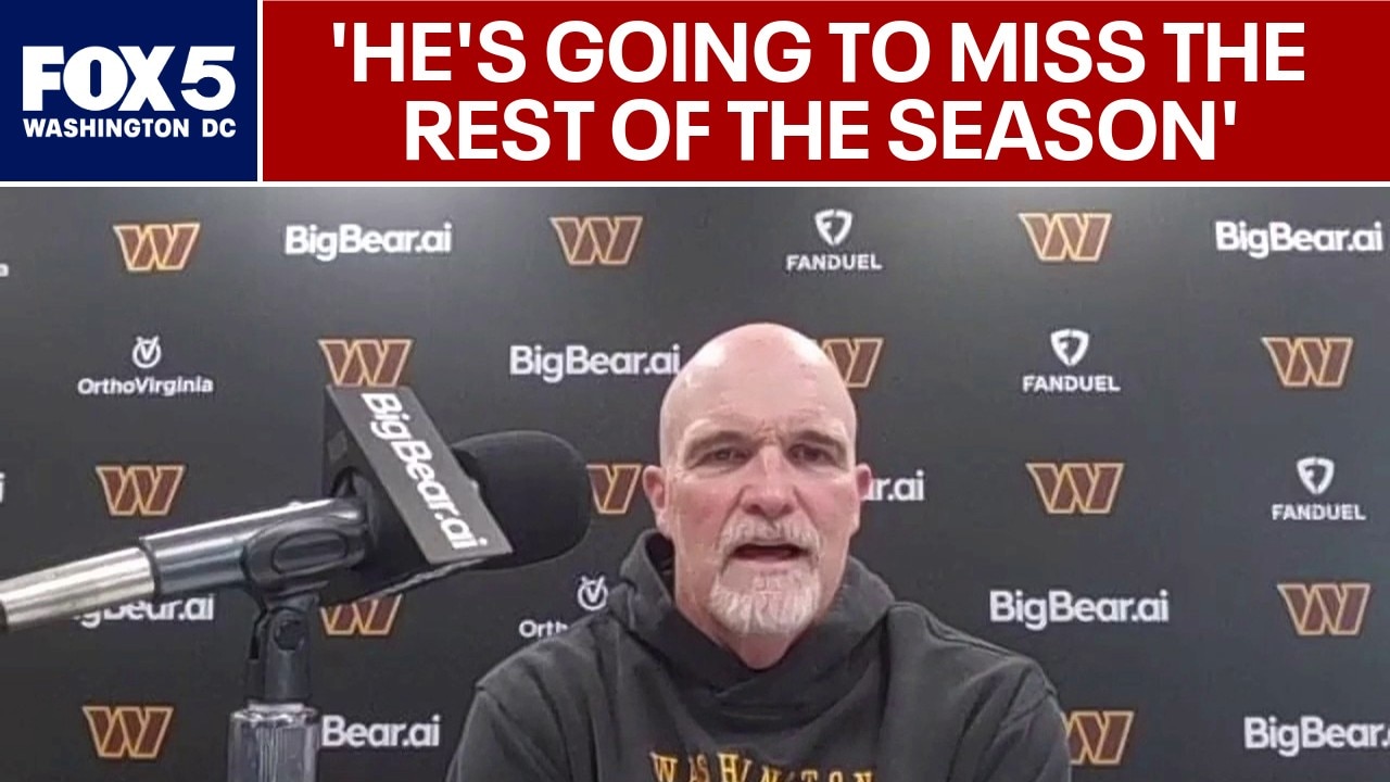 Coach Quinn announces Terry McLaurin will miss the rest of the season