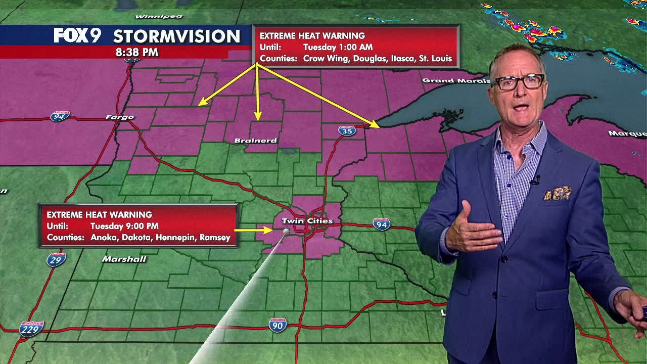 MN weather: Extreme Heat Warning through Tuesday
