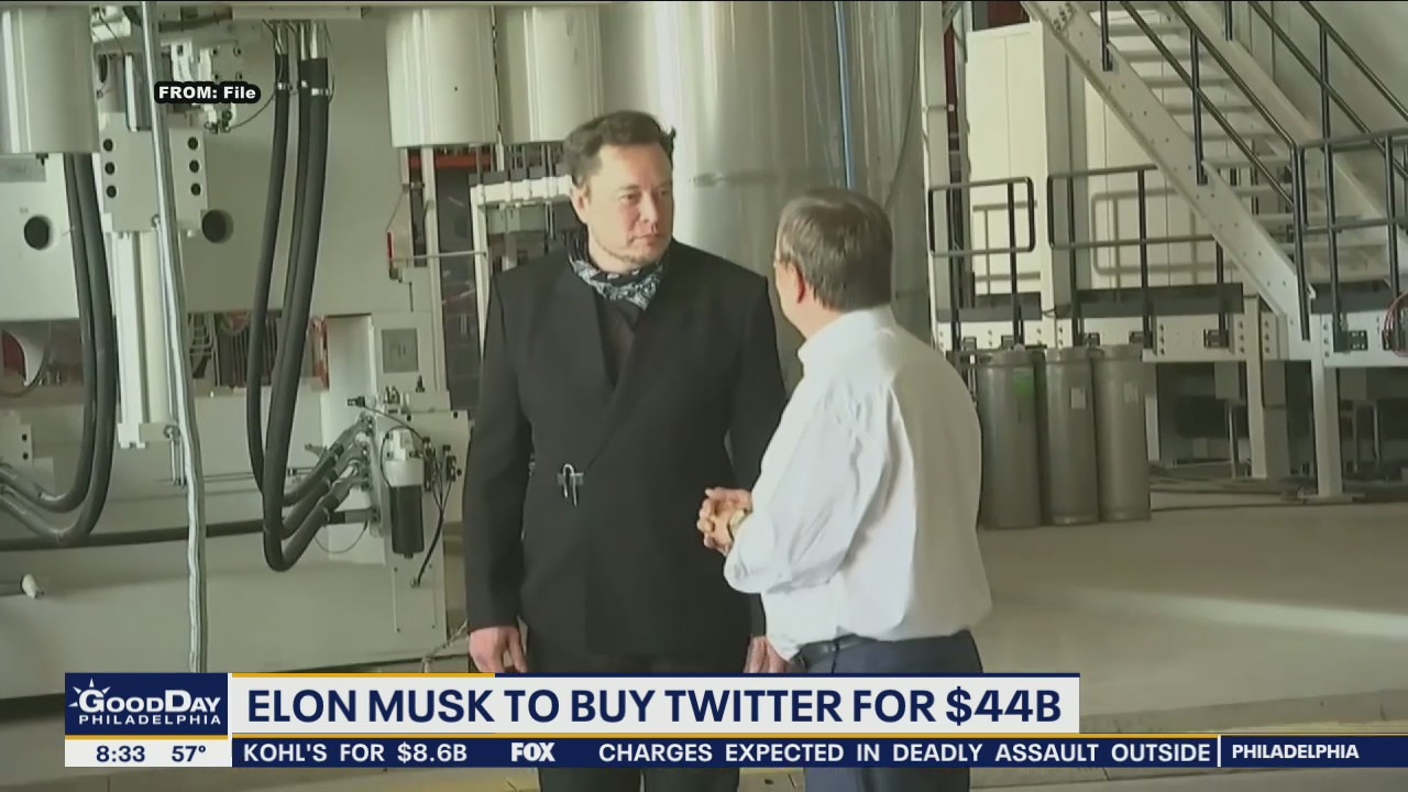 Elon Musk to buy Twitter for $44 billion
