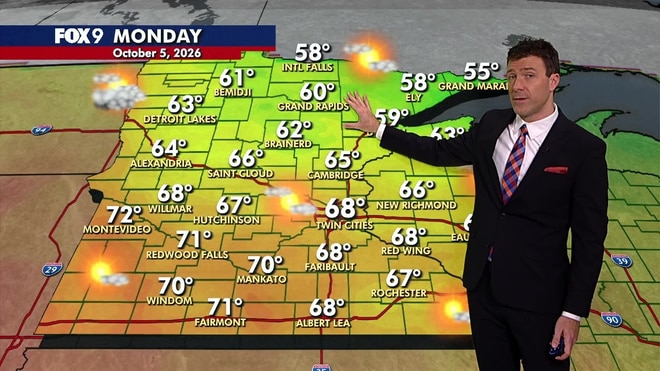 MN weather: Warm up ahead for Tuesday
