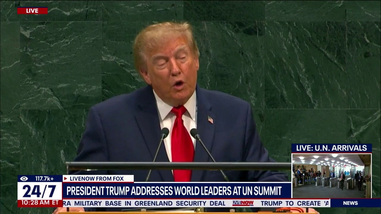President Trump addresses world leaders at UN summit