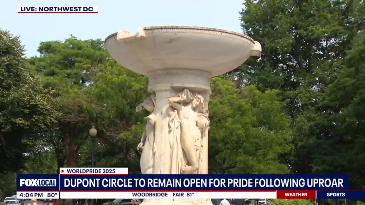 Dupont Circle to remain open for Pride