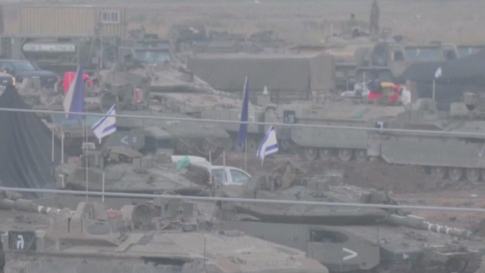 Hamas releases clip of Israeli hostage