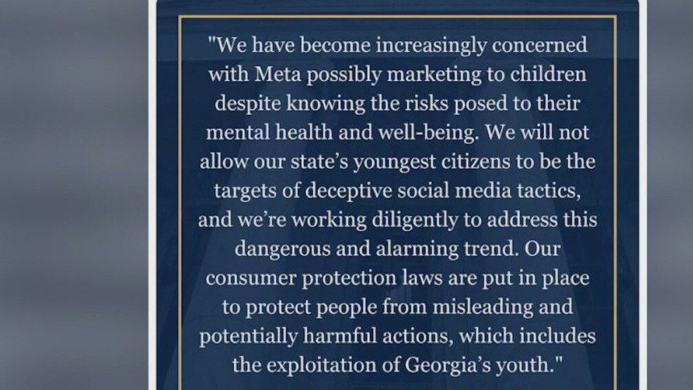 Georgia joins META lawsuit