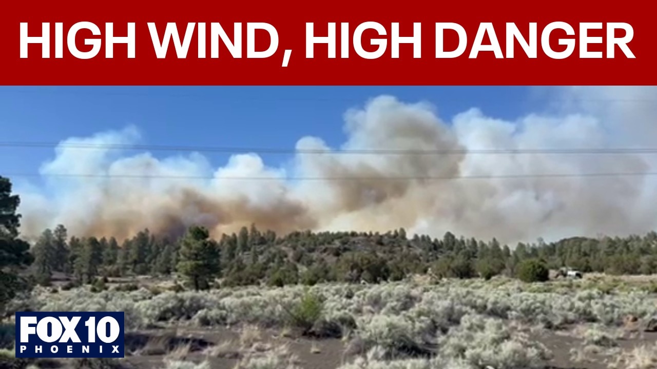 Papa Fire burns near Flagstaff