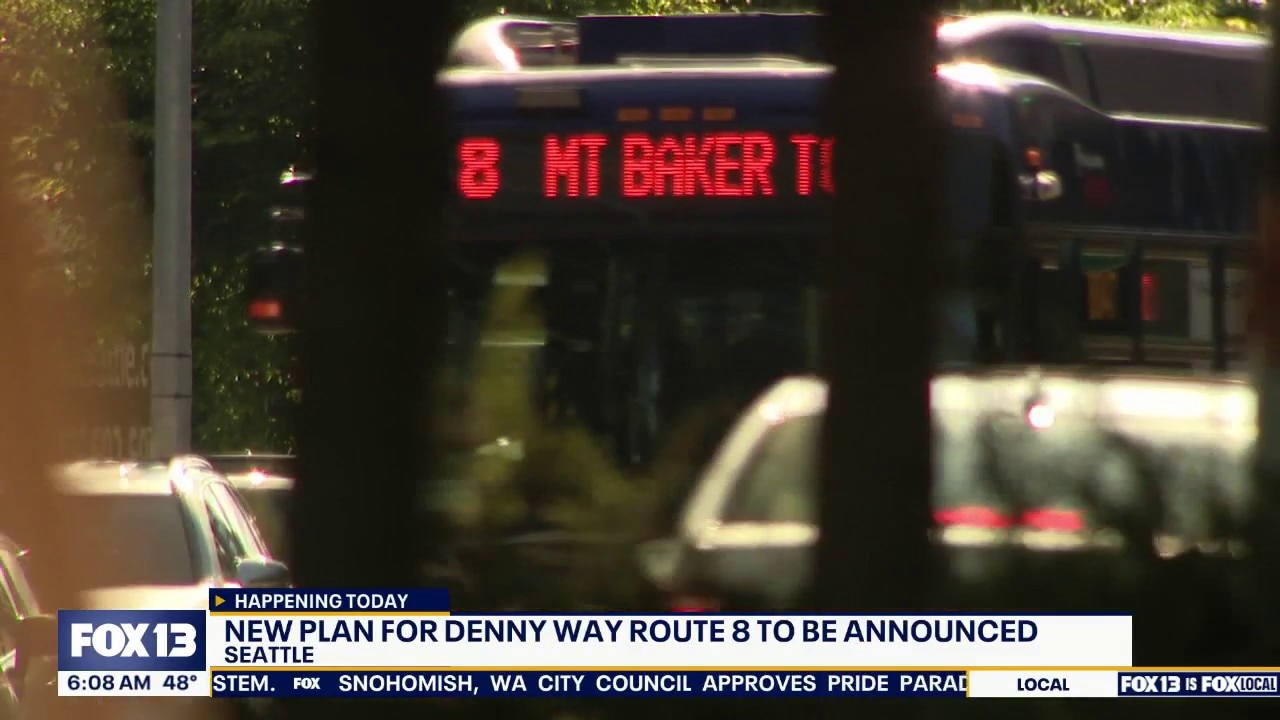 New plan to be announced for Seattle's Denny Way Route 8