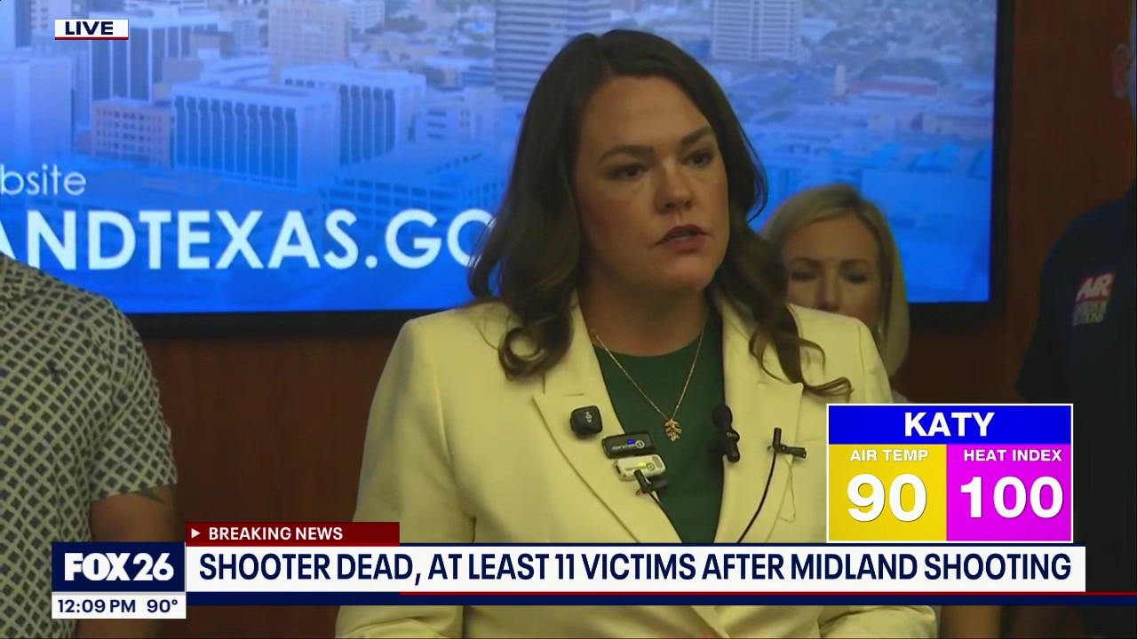 Midland officials provide update on shooting that left 1 dead, 10 injured