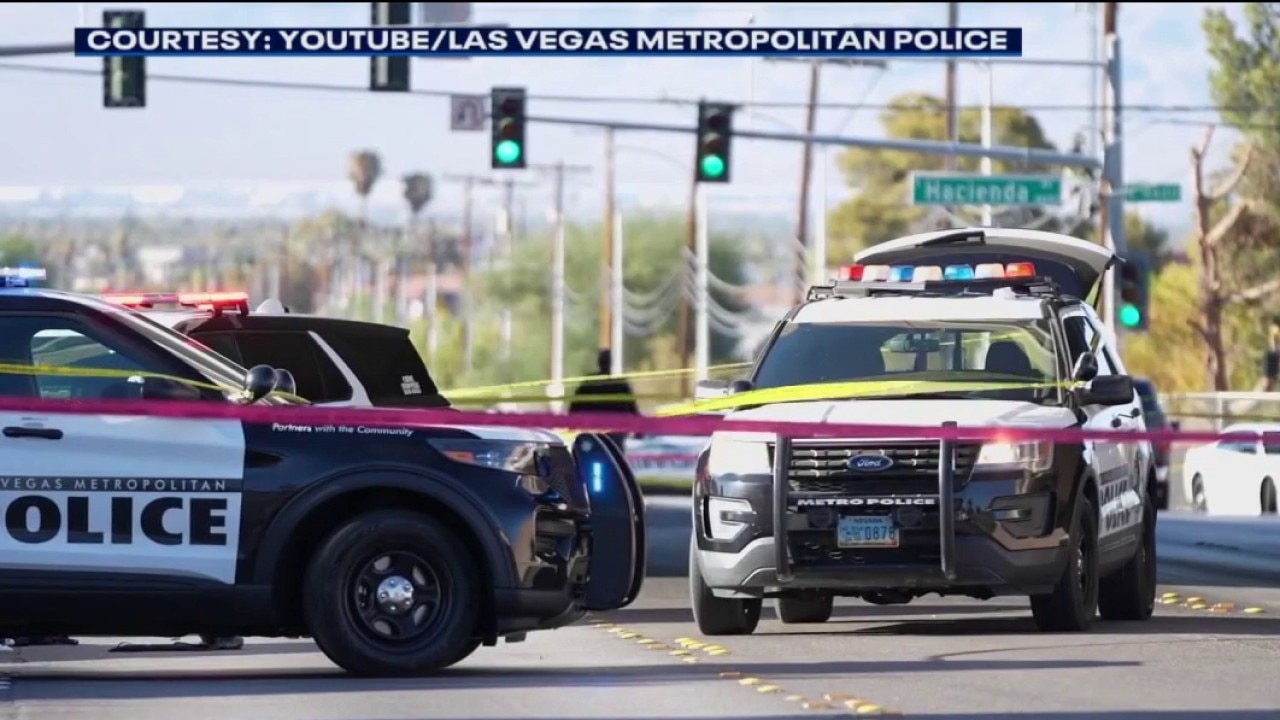 Las Vegas police officer killed in shootout