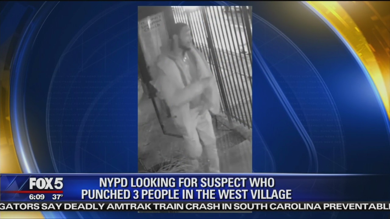 Man punches strangers in Manhattan