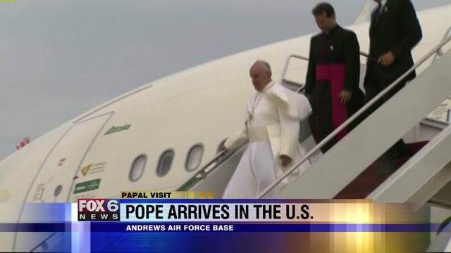 Pope Francis` first official visit to the U.S. has begun