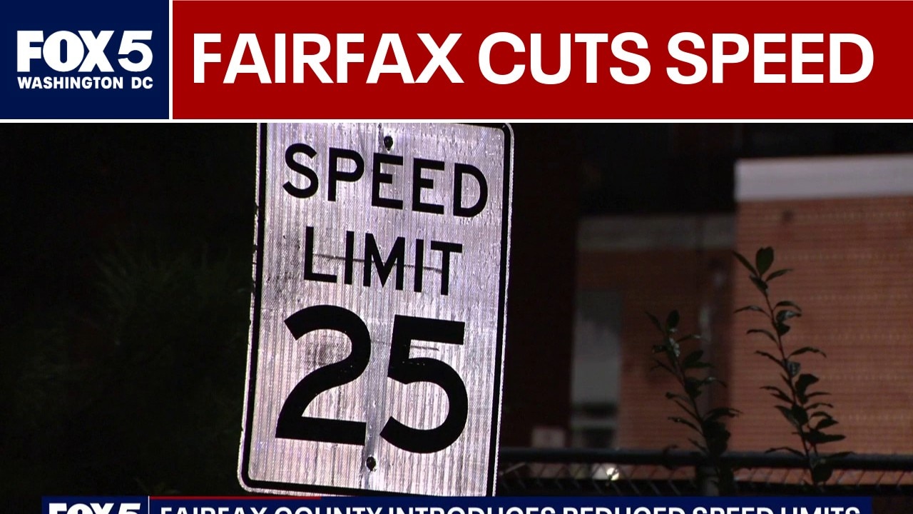 Fairfax County lowers speed limits to 20 mph in new pilot program