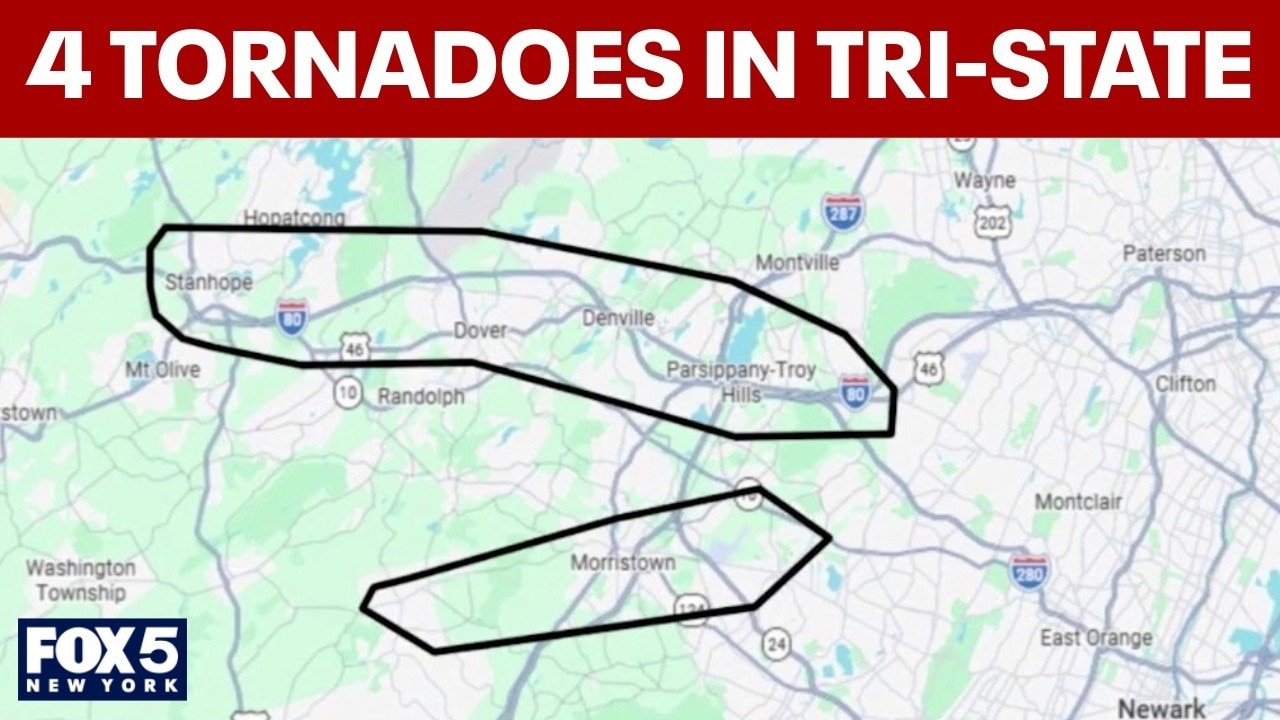 4 tornadoes touched down in the Tri-State, NWS confirms