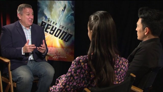Gino sits down with the stars of "Star Trek Beyond" for a first look