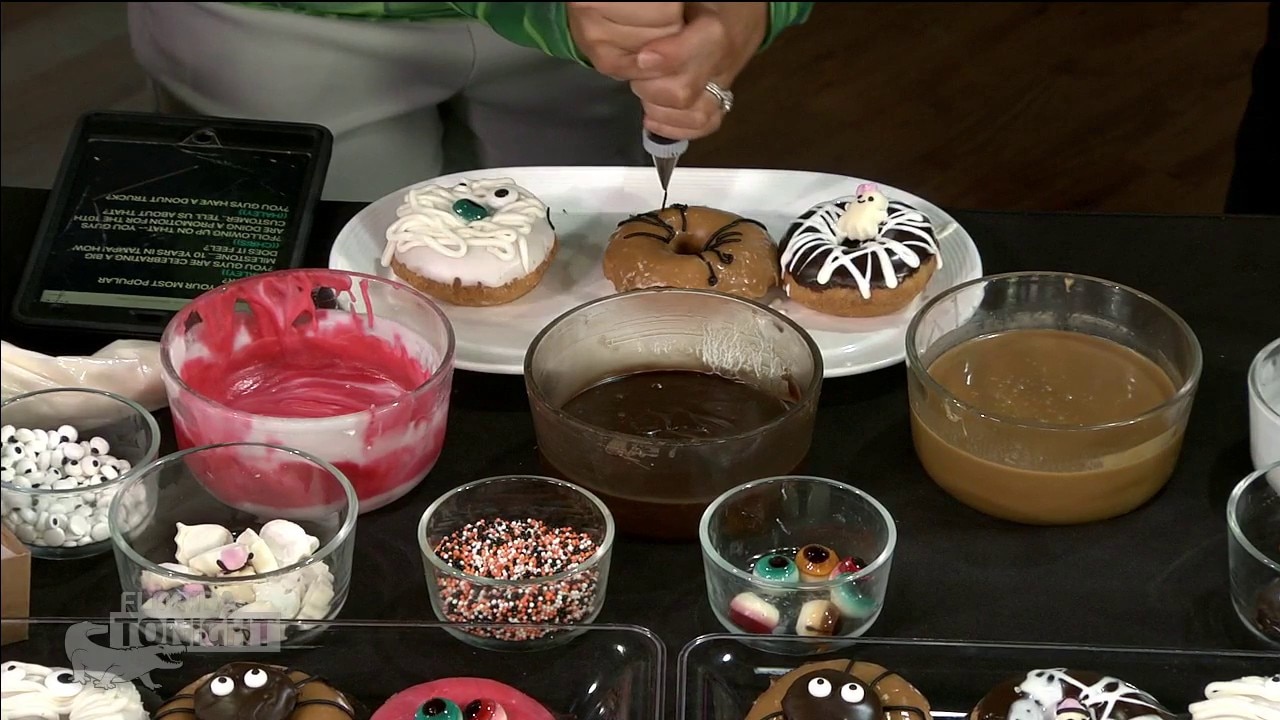 Decorating spooky treats