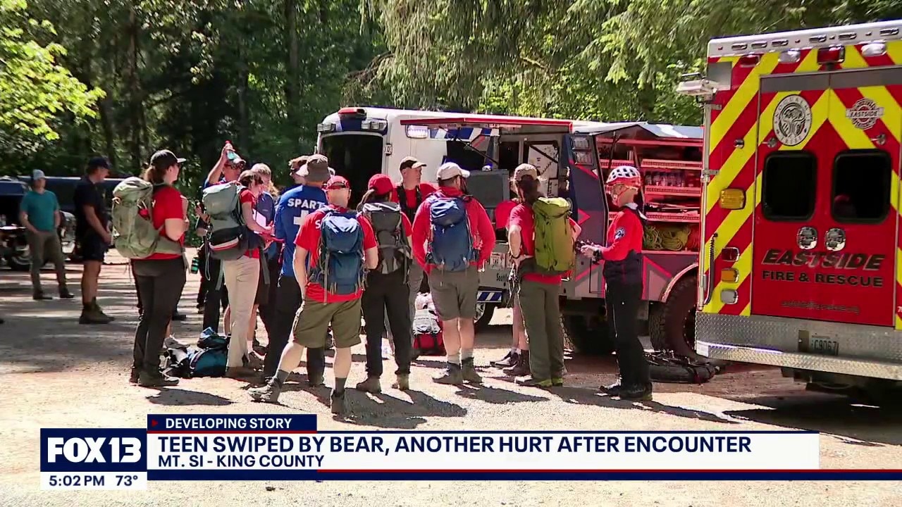 2 teens hurt after bear attack on Mt. Si
